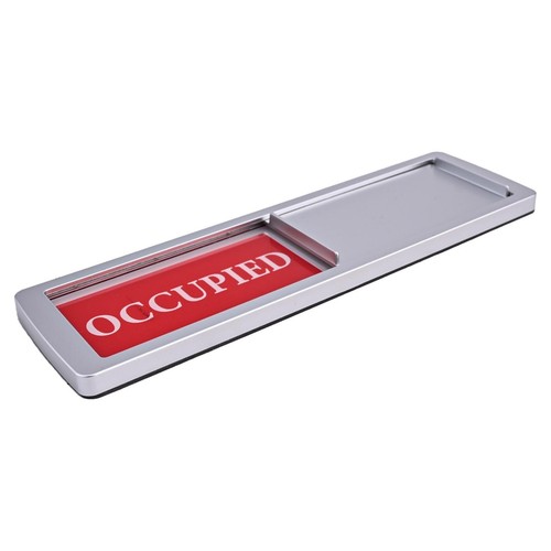 Convenient Installation Vacant In Use Sliding Door Signs for Bathrooms - Picture 9 of 38
