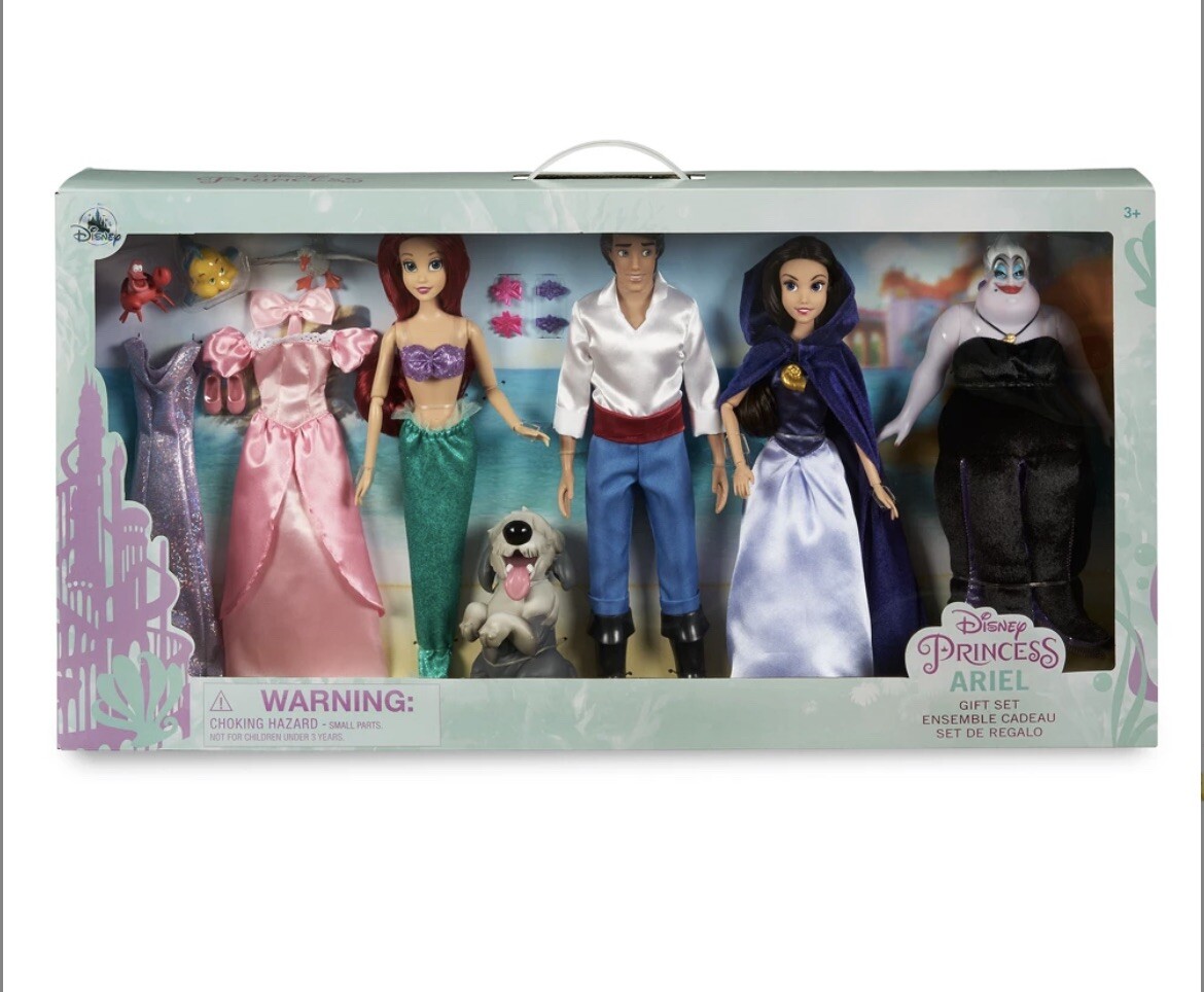 Juego de regalo de La Sirenita de Disney Store