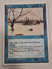 Flood - Fourth Edition Core Set - Magic the Gathering MTG Nice!
