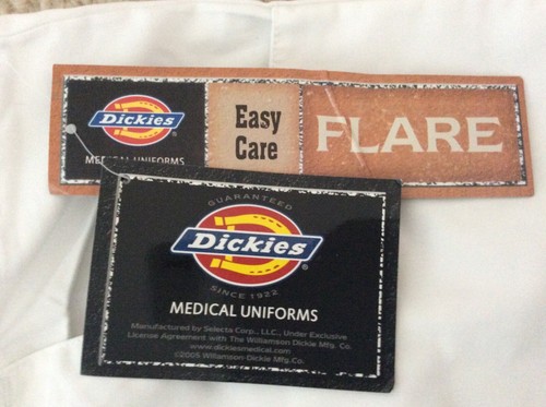 "Dickies" Medical Scrub Pants - Size M - Color White - Unisex - NEW with TAGS - Picture 6 of 8