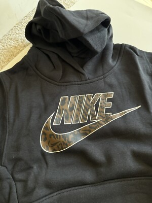 nike animal print swoosh hoodie