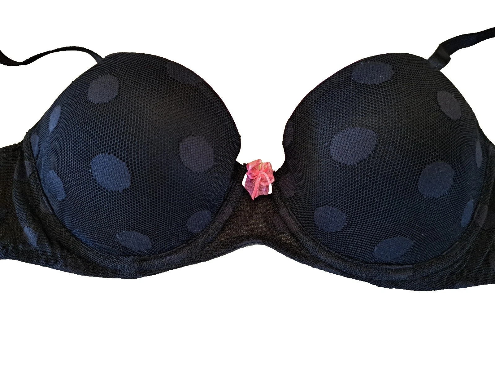 Brasieres y sólido negro Betsey Johnson Bra Sets para Mujeres