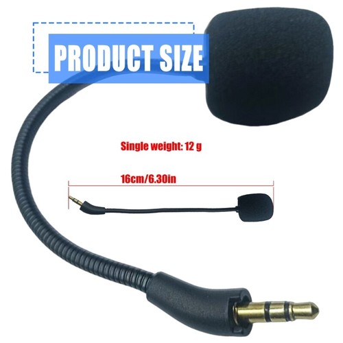 Detachable Mic for K820NC Gaming Headphone High Sensitivity Clear Sound - Zdjęcie 8 z 8