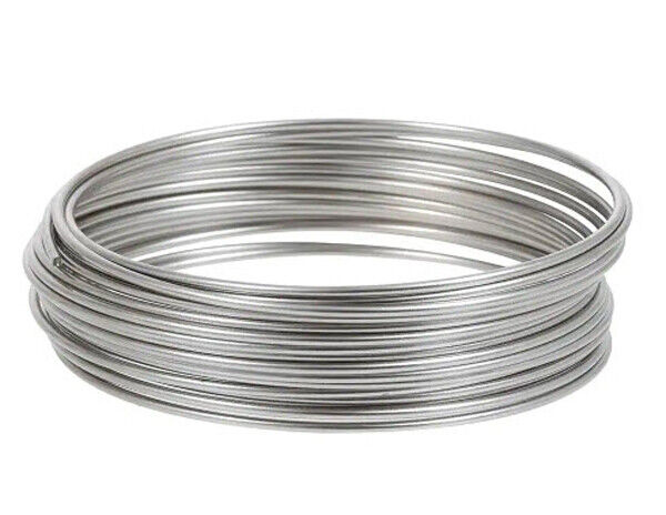 Rebound Bendable Matte Stainless Steel Wire - 0.037