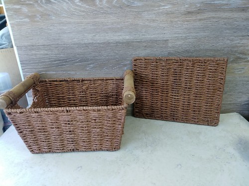 Harry & David Gift Basket w/Lid 10''x 7''x 5'' - Picture 2 of 5