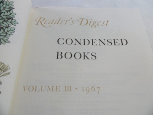 READER'S DIGEST CONDENSED BOOKS 1967 Summer Selection Vol 3 - Picture 4 of 12
