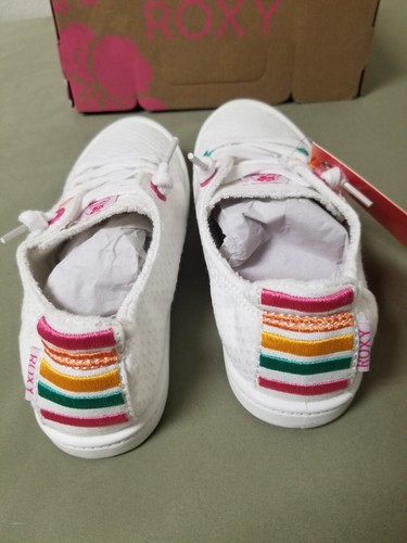 New Roxy Girl Bayshore Girls Sneaker Shoes. - Picture 6 of 7