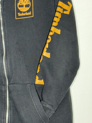Timberland Sudadera con Capucha Negra Cremallera Completa Juvenil Talla XL (18-20) - Imagen 3 de 9