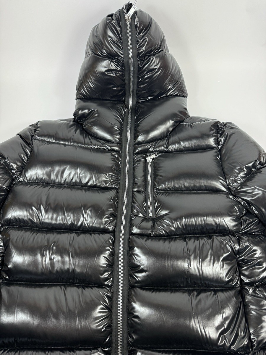 靴 Rick Owens rick owensGeth Puffer 42 Black Rick Owens Geth Puffer Slides | SVD