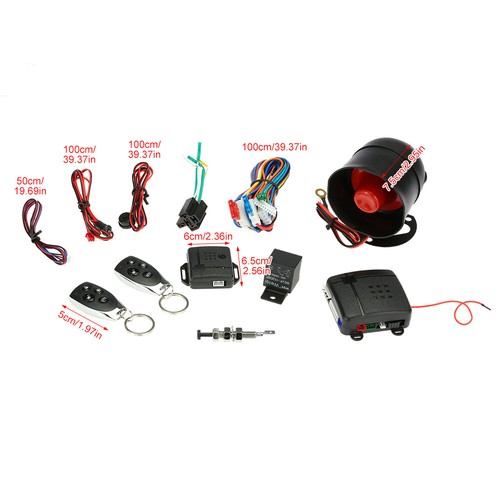 12V Car Auto Alarm Security System Keyless Entry+2 Remote Anti-theft Kit S2J9 - Picture 10 of 12