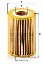 MANN-FILTER HU 821 x Huile Filtre pour , Chrysler, Jeep, Mercedes-Benz