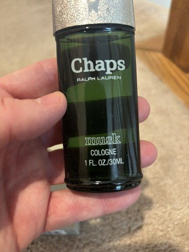 Chaps by Ralph Lauren Musk Cologne Splash 1 oz IN BOX NOS 1979--RARE - Picture 6 of 10