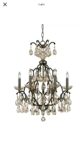 New Vintage Triarch 32463 Versailles Collection 6-Light Chandelier Candelabra