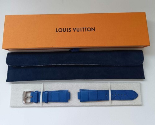 Louis Vuitton watch belt band strap Tambour leather belt used Japan