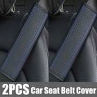 2Pcs Car Interior Accessories Seat Belt Cover Shoulder Pad Strap Protection Blue