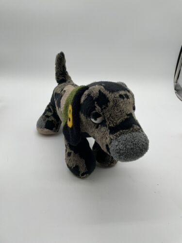 Douglas 13” Patchwork Rad Dog Sly 9 with Teeth Gray Black Green RARE Pre-owned - Picture 3 of 10