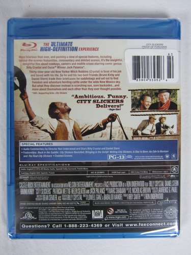 City Slickers (Blu-ray, 1991) Collector's Edition Billy Crystal New Unopened - Picture 2 of 2
