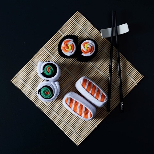 Set mit 3 Paar Sushi Socken - Unisex - Größe 37/40 - Bild 2 von 6