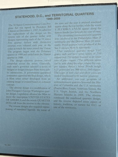 Lot Of 112๐1999-2009 P/D๐Gem + High Grade Statehood D.C. And Terr. Qtrs.๐ - Picture 2 of 19