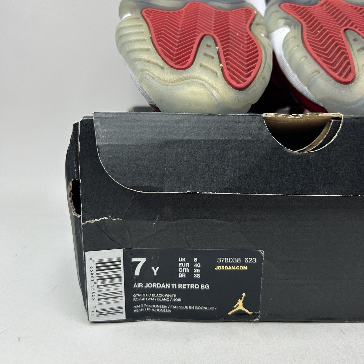 Nike Air Jordan 11 XI Retro GS “Win Like 96/Gym Red” 378038 Nike Air Jordan 11 XI Retro GS “Win Like 96/Gym Red” 378038