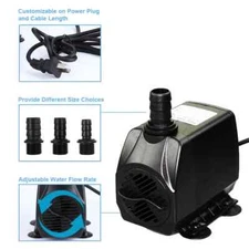 1320 GPH Water Pump Aquarium Fish Tank Submersible Pond Fountain 100 Watt