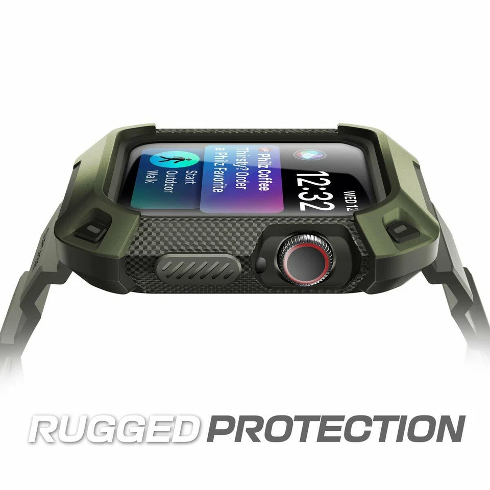 SUPCASE Rugged Case For Apple Watch Series 5/4/3/2/1 44/40/42/38mm + Strap Bands - Image 2 of 4