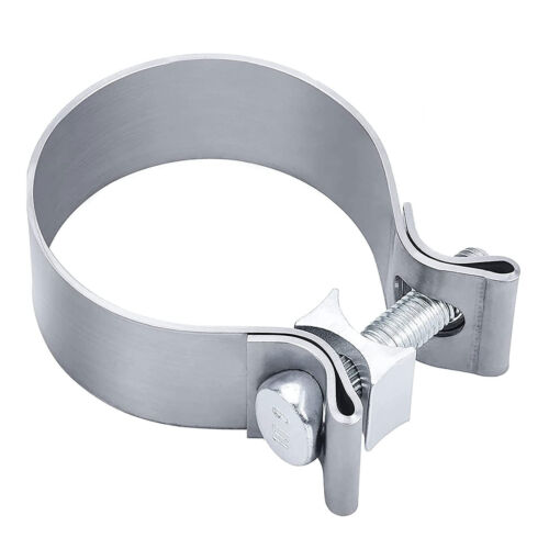 2.5 Inch Exhaust Clamp 2 1/2 Inch Narrow Exhaust Muffler Band Clamp T304 US - Picture 2 of 10