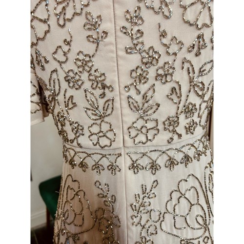 Needle & Thread Linear Motif Embellished Shift Dress Size 2 - Picture 9 of 12