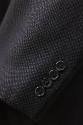 JOS A BANK SIGNATURE mens brown NAILHEAD WOOL sport coat suit jacket blazer 44 R - Picture 10 of 14