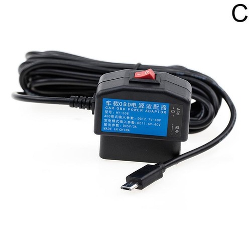 24 Hours Parking Monitor Charger OBD To USB Adapter X9W2 Power D7W5 Cable✨w T3S9 - Photo 16/18