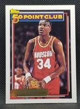 Hakeem Olajuwon 1992-93 Topps Gold Card #214 Houston Rockets 