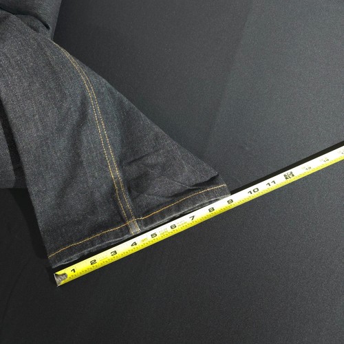 Vintage Levis 501 Jeans Herren 36x30 Schwarz Denim Regular Fit Button Fly Einfarbig Vintage - Bild 10 von 21