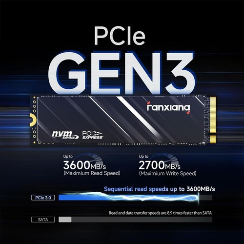 Fanxiang 4TB NVMe M.2 SSD PCIe Gen3 Internal Solid State Drive 3500MB/s UK Sale - Picture 2 of 11