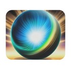 Mouse Pad (Rectangle) Blue and Green Fantasy Sphere Design 4, Gift
