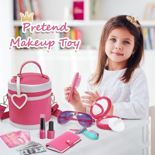 Play Purse Toys for Little Girls, Toddler Purse with Accessories, Princess Prete - Picture 5 of 7