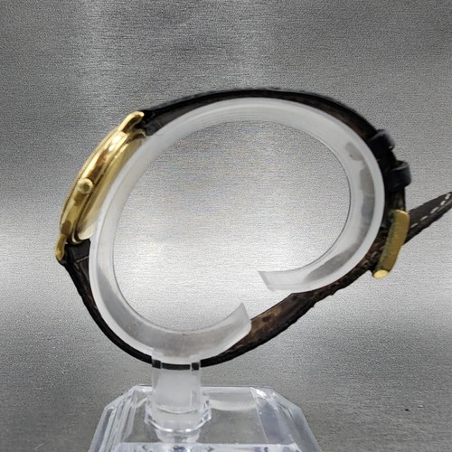 Raymond Weil Watch Men 32mm White Dial Gold Plated Date Round 5514 New Batt - Picture 7 of 11