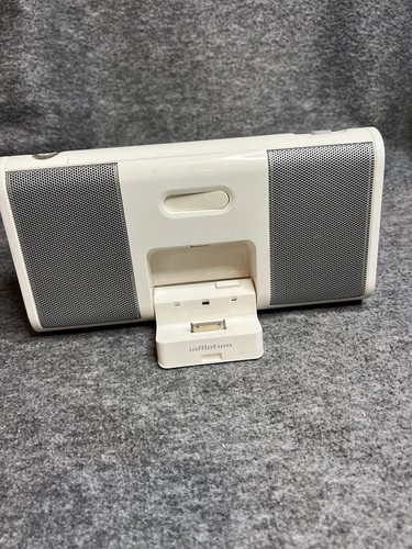 ALTEC LANSING in Motion Compact Portable Stereo for iPod IM11 White W/Black Case - Picture 4 of 8