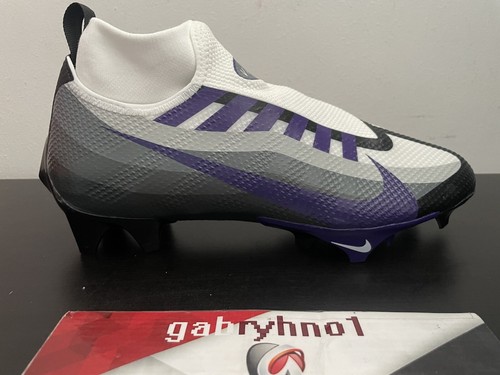 Nike Vapor Edge Pro 360 Football Cleats DV0778-006 Black Purple Mens Size 14 - Picture 1 of 8