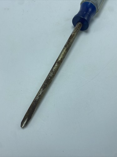 Craftsman Screwdriver Phillips #41297 Q WF #3 Made In USA Blue Handle  - Picture 5 of 12