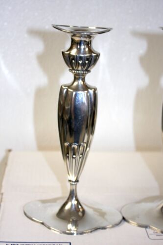 Portavelas de plata esterlina ponderadas de colección 1898 Goodnow & Jenks 765 GR - Imagen 2 de 14