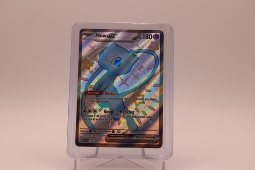 Pokemon Card Mew Ex 216/091 Shiny Ultra Rare Paldean Fates Full Art Near Mint