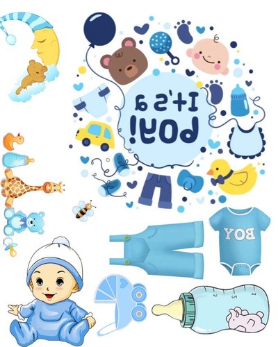 Molde para Gelatina Baby Shower Pañalero con 2 Hojas Transfer Bond Niño y Niña - Imagen 5 de 6