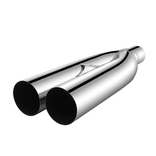 For Lexus LS430 LS400 19" Long Dual Exhaust Tip Pipe 2.5" inlet 3.5" Out Chrome - Picture 15 of 17
