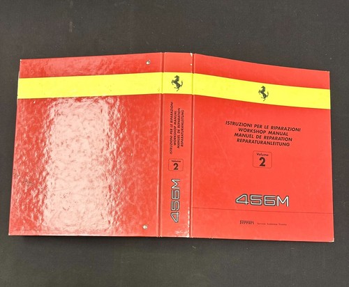 Factory Original Ferrari 456M Volume 2 Workshop Manual - Picture 1 of 3