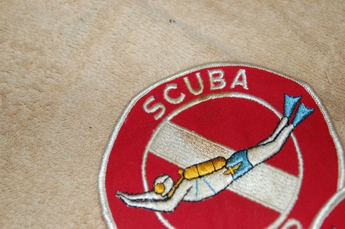 Menge 4 Vintage Tauchen Patches Tauchen Taucher Glück ist Familienangelegenheit - Bild 9 von 10