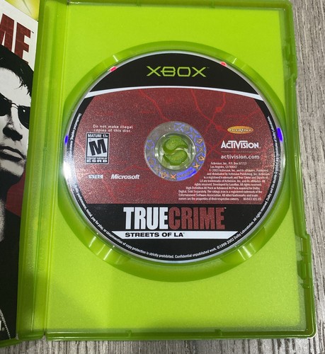 True Crime Streets of LA Xbox Black Label Complete W/ Manual CIB - Picture 5 of 6