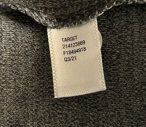 All in Motion Femme Full Zip Jacket Women's Small Charcoal Gray L/S Thumbholes - Picture 7 of 9