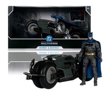 McFarlane Batman & Batcycle NEW The Flash Movie 7  Figure 2-Pack Ben Affleck