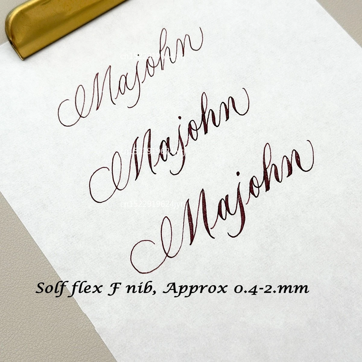2PCS Majohn Fountain Pen Flex / Flexible Nib Elastic Replacement Nib