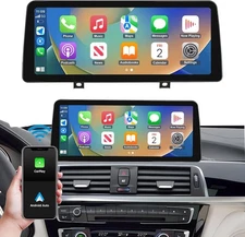 Ninetom Car Stereo 12.3 Inch Touchscreen with Wireless Carplay and Android Auto